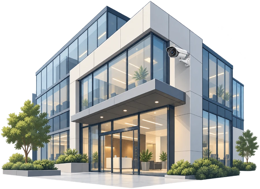 Office — illustrative CCTV property